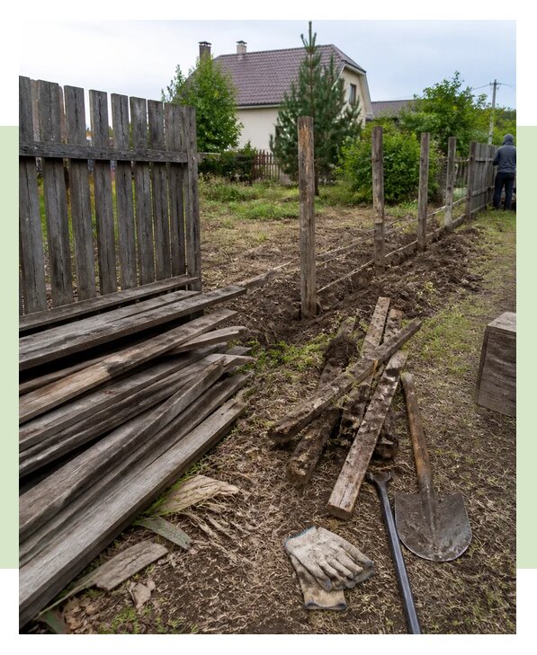 Демонтаж забора в Донском по цене от 304 р. | ЗаборЭксеперт-Днс